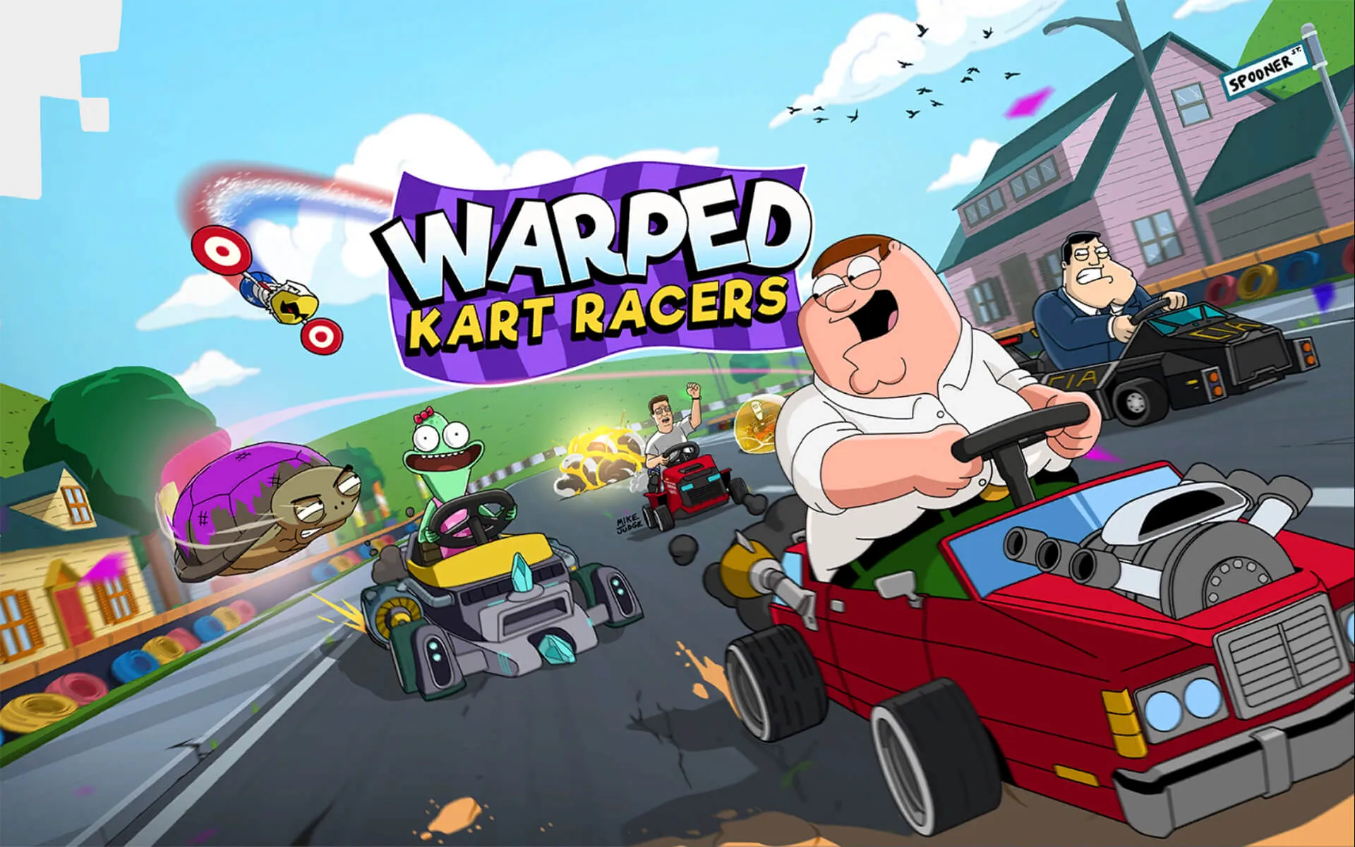 弯曲卡丁车赛车手 封面